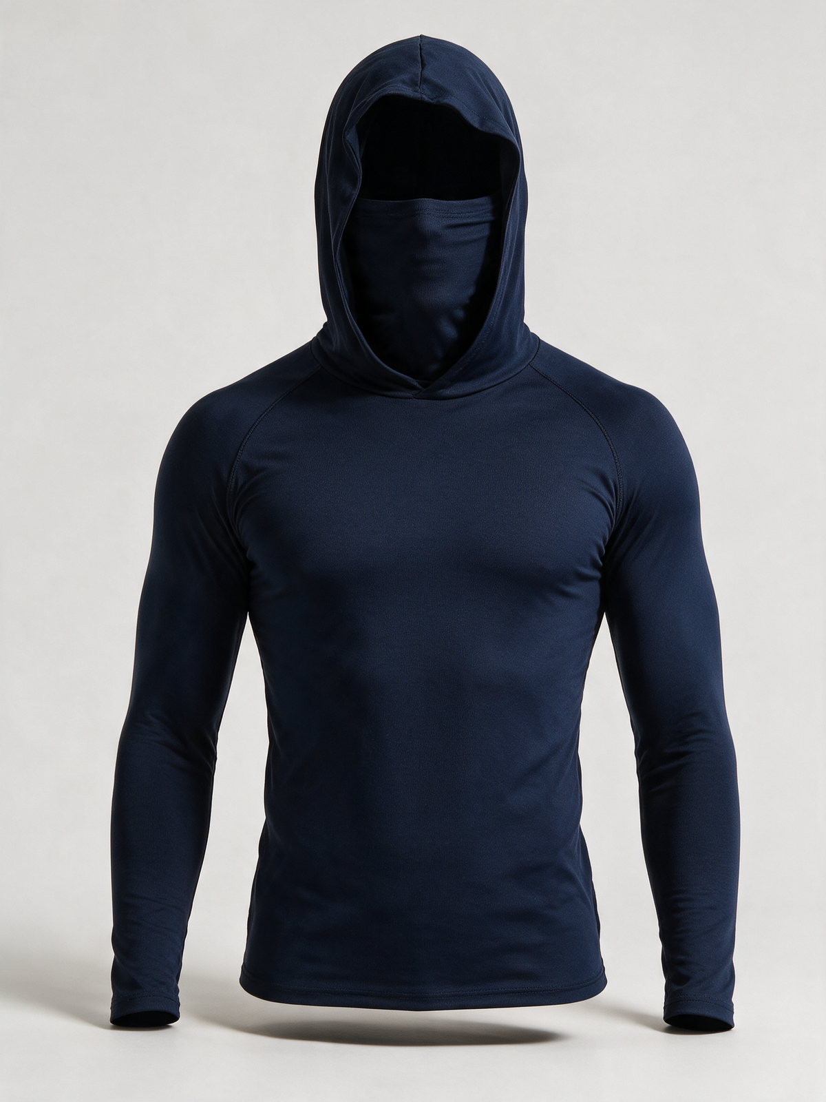 FUKUMEN Base Hood in Midnight, studio