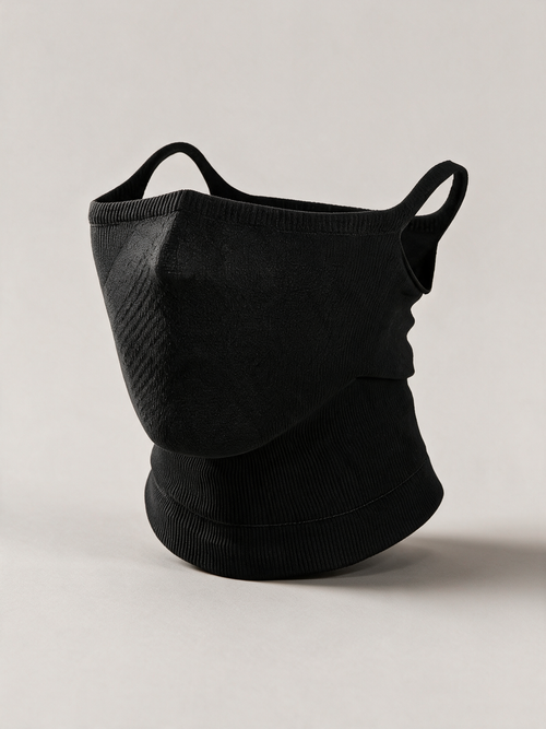 IKI Face Gaiter in Ink, studio