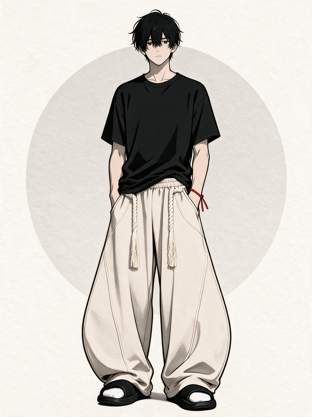 KUMO Wide Pant, field file: The Ascendant wearing the KUMO Wide Pant
