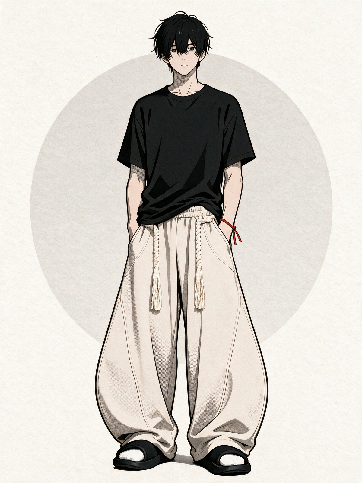 KUMO Wide Pant, field file: The Ascendant wearing the KUMO Wide Pant
