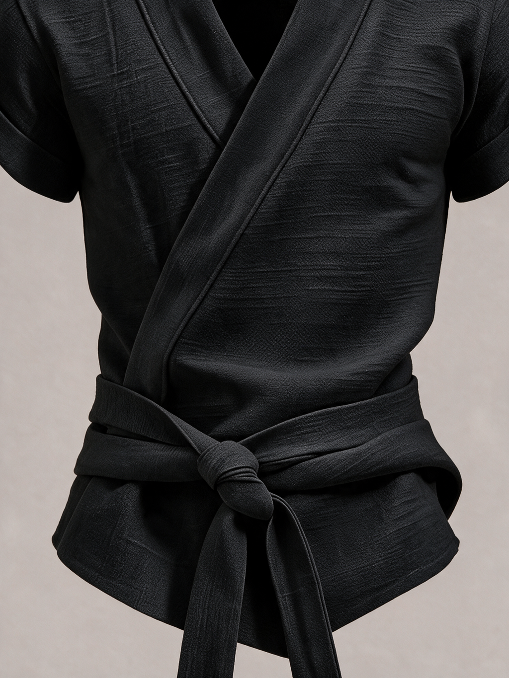 OBI Wrap Tee, detail