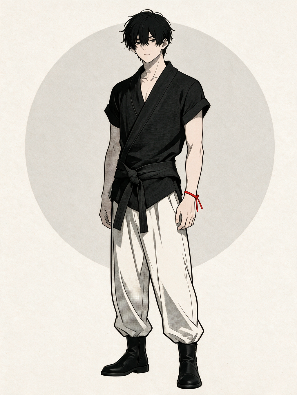 OBI Wrap Tee, field file: The Ascendant wearing the OBI Wrap Tee