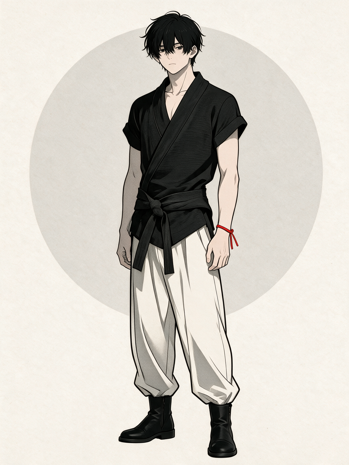 OBI Wrap Tee, field file: The Ascendant wearing the OBI Wrap Tee