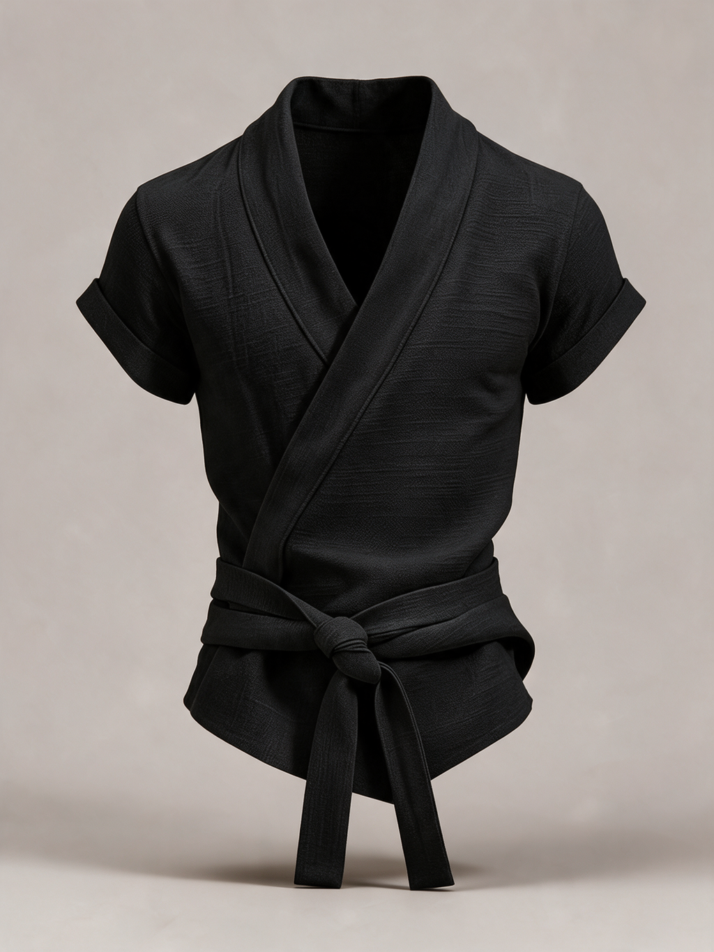 OBI Wrap Tee in Ink, studio