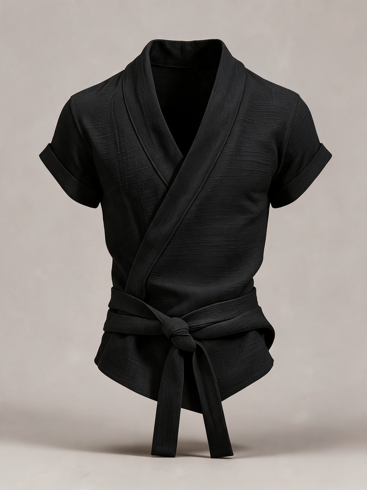 OBI Wrap Tee in Ink, studio