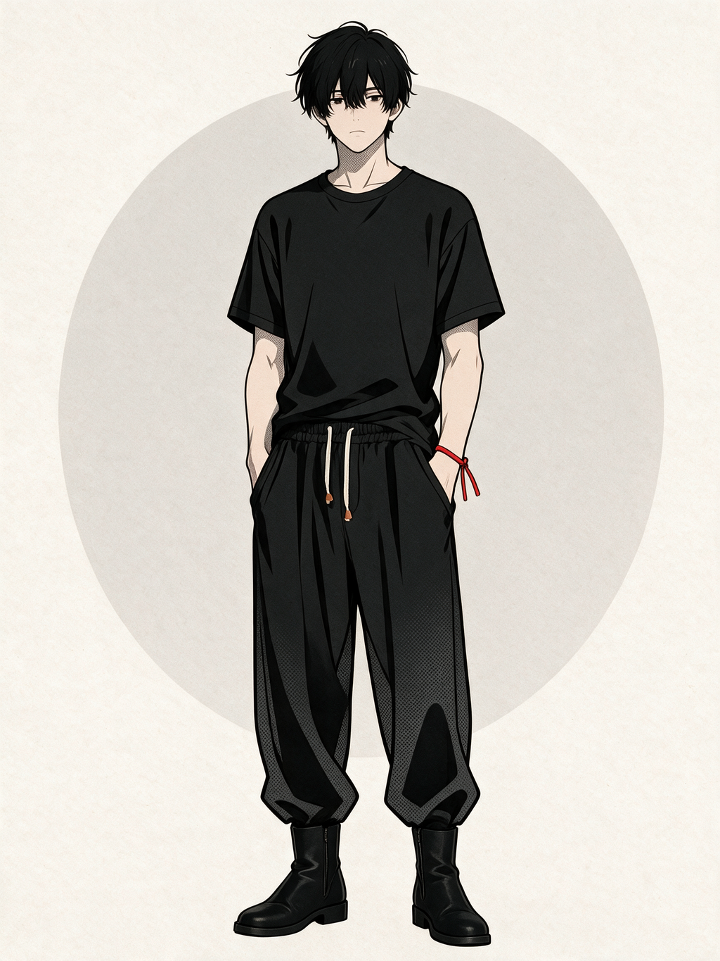 SUMI Harem Pant, field file: The Ascendant wearing the SUMI Harem Pant