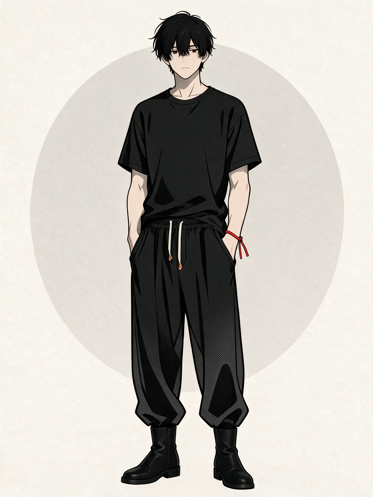 SUMI Harem Pant, field file: The Ascendant wearing the SUMI Harem Pant