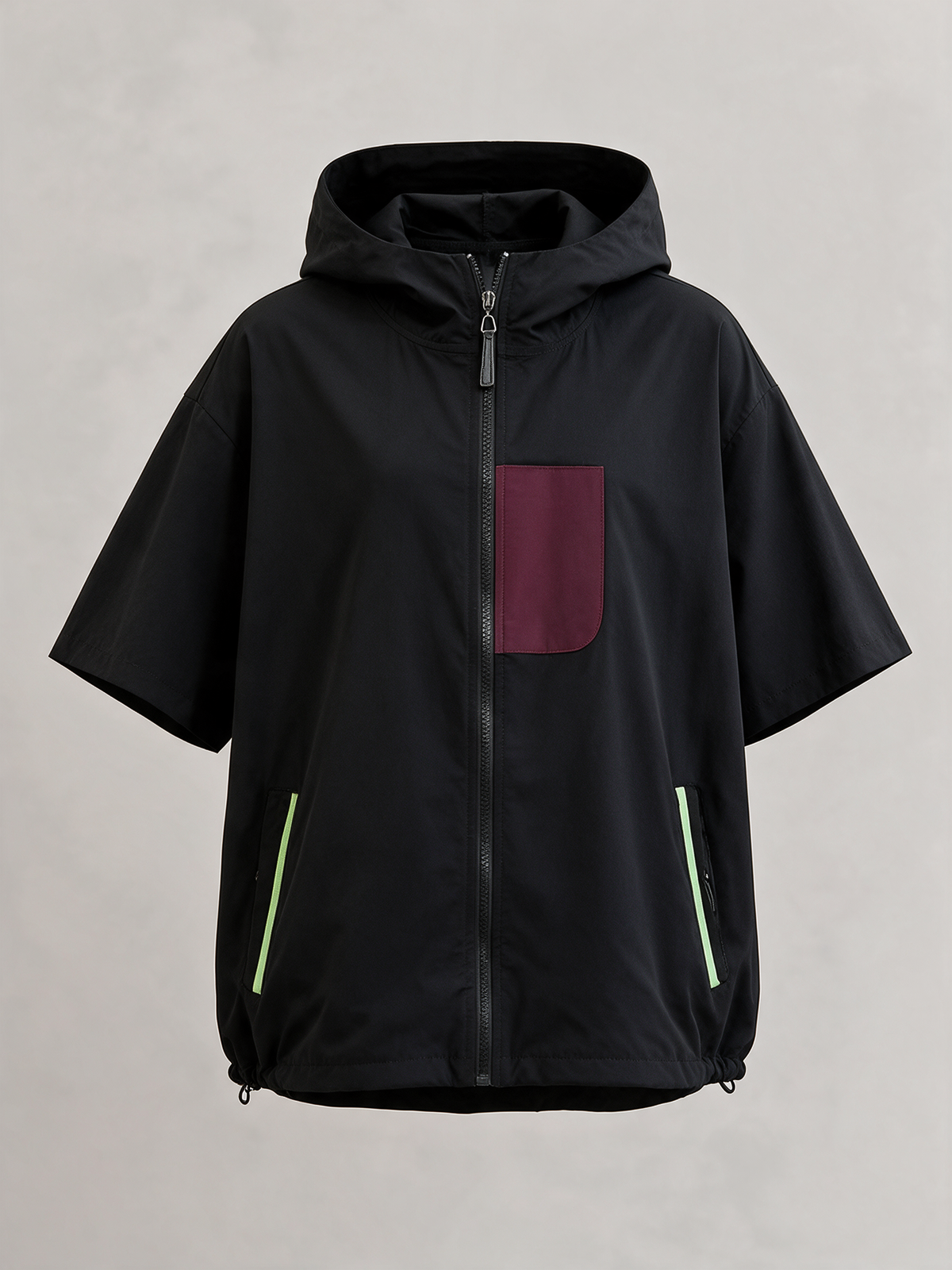 TOBI Hooded Tee in Ink, studio