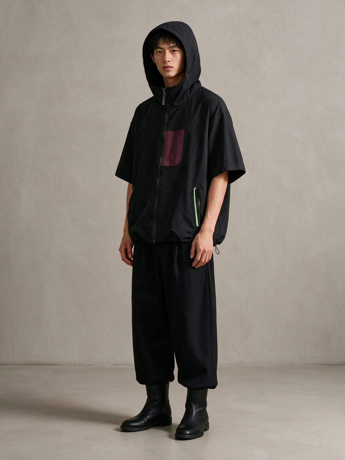 TOBI Hooded Tee, on model