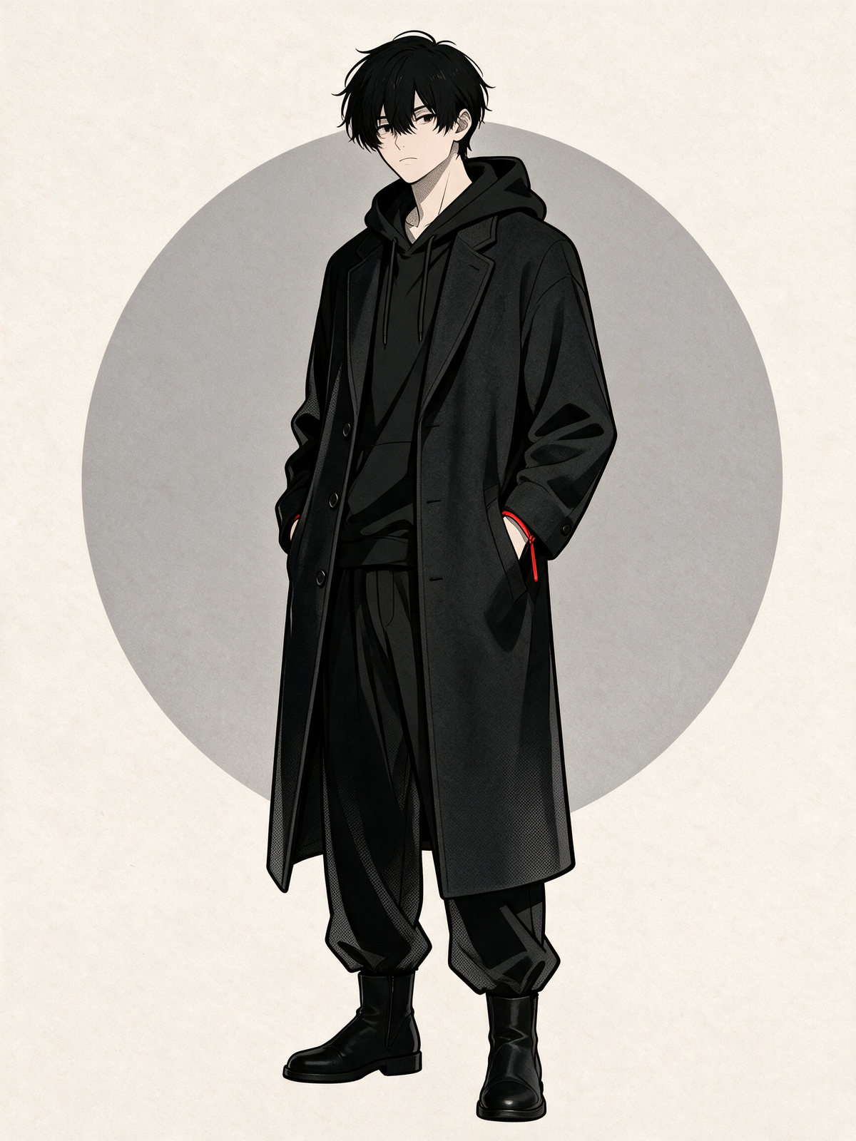 YORU Long Coat, field file: The Ascendant wearing the YORU Long Coat
